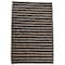 Hello Honey® Black and Natural Jute Cotton Area Rug